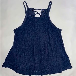 Violet blouse tank top